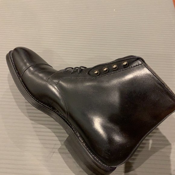 Meermin 101527 Black Calf Derby Boots, UK 7.5E - Picture 7 of 16